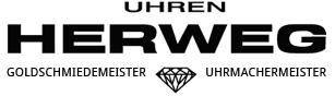 „Uhren Herweg“-Logo, zur Startseite